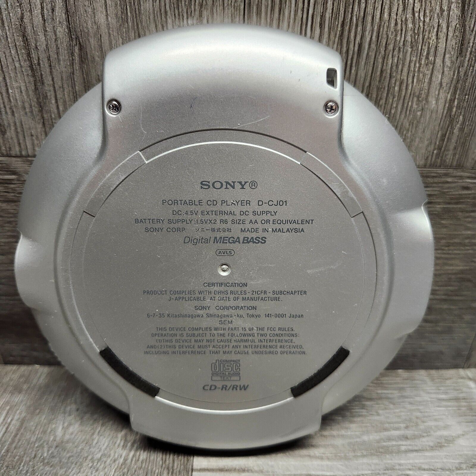 Sony D-CJ01 Portable CD Walkman Music Player TESTED